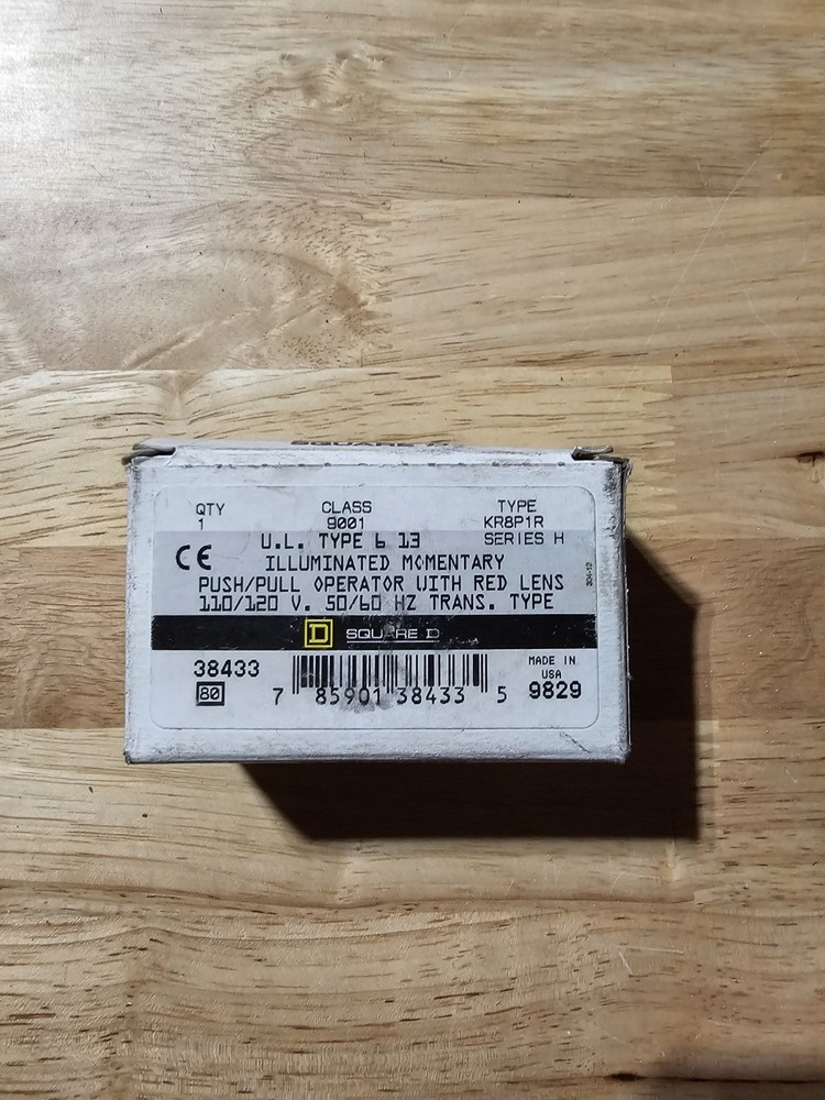 Square D 30mm Push Button, Type K, illuminated Push Pull Operator, Transformer,