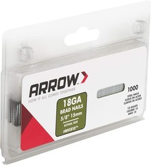 Arrow BN1810CS 18-Gauge Steel Brad Nails for Molding, 5/8 inch – Steel,