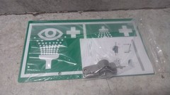 Hughes Safety 18G75G 103 In Height 20 Max GPM Floor Mount Shower with Eyewash