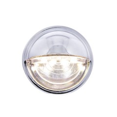 United Pacific 39995B 4 LED Rounded License Light, 1 ½” Diameter, Steel