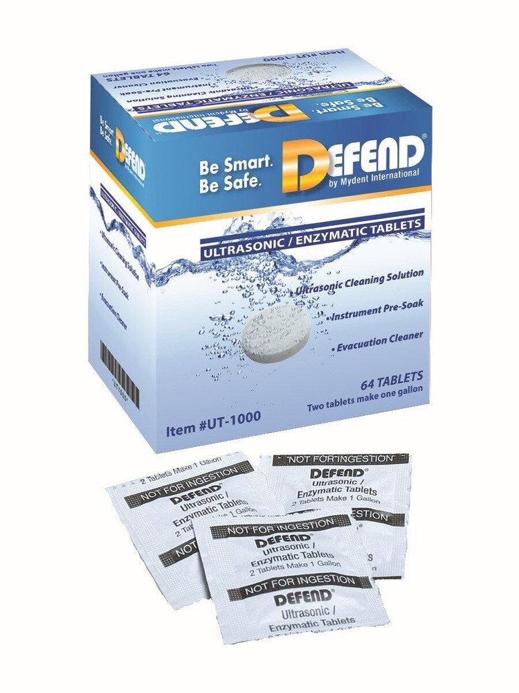 DEFEND ULTRASONIC / ENZYME CLEANER TABLETS 64/PACK