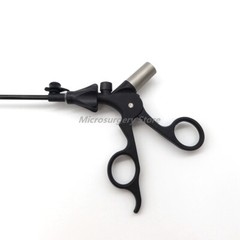 New Φ5 x 330 mm Laparoscopic bipolar Tooth Mid-hole forceps With Cable Cord