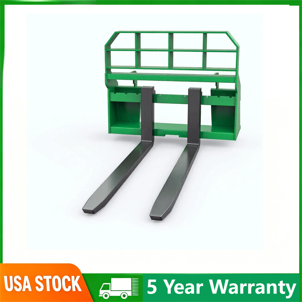 46″ Pallet Fork Frame with 48″ Fork Blades, Quick Attach Pallet Fork 4000lbs