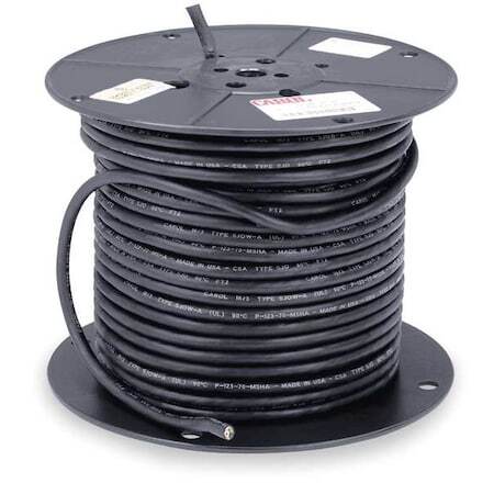 Carol 01360.35T.01 Portable Cord, Sjoow, 14 Awg, 3 C, Black, Epdm Rubber,