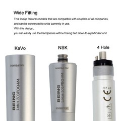 BEING Dental 45 Degree Surgical Handpiece High Speed Kavo NSK Coupler 4 6 Hole