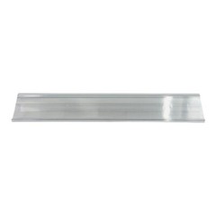 50 Pieces Clear Plastic Label Holder 1.25″H for Wire Fixture up to 0.375″ Thick