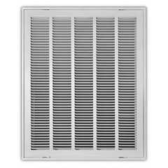 Everbilt 20 in. x 25 in. Steel Return Air Filter Grille in White E190RF20X25