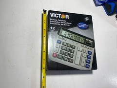 Victor Desktop Calculator 12 Digit Display 6.0 L x 7.5 W x 1.6 H