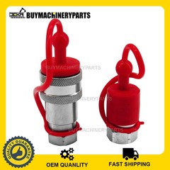 New 3/8″ NPT 3/8″ Body Poppet Pioneer Style Quick Connect Hydraulic Coupler