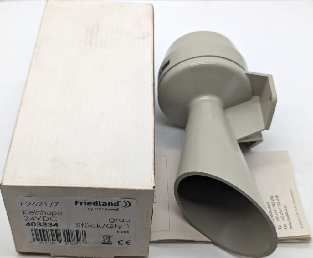 Friedland E2621/7 grey 24V DC small horn 403334 new original packaging