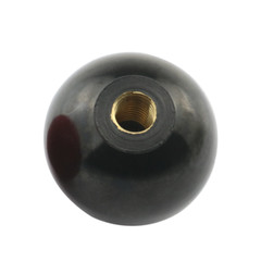 Ball Shaped Hnadle Knobs M4 M5 M6 M8 M10 M12 Thread Clamping Nuts Plastic Black