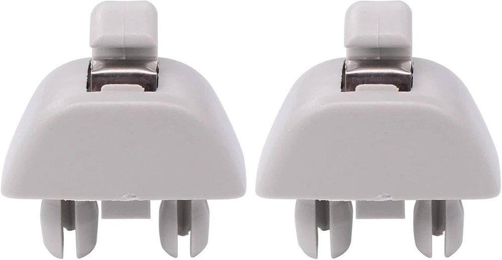 2006-2019 Audi A6 A7 A8 S6 S7 S8 Passat Gray Interior Sun Visor Clip Bracket 2pc