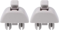 2006-2019 Audi A6 A7 A8 S6 S7 S8 Passat Gray Interior Sun Visor Clip Bracket 2pc