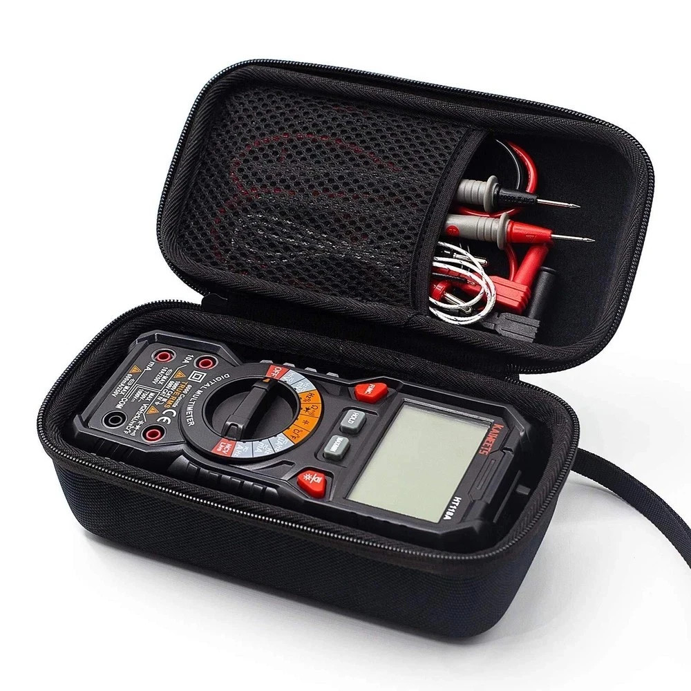 KAIWEETS HT118A/HT118E Multimeter Case w/ Mesh Pocket for TRMS 6000/20000 Ca…