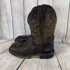 NEW Justin Boots Joist 11″- COMP TOE / WATERPROOF / EH – Brown – SE4625 Sz 8 D