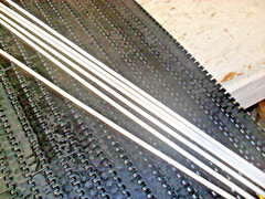 Conveyor Belting Black, 3ft Long x 5ft Wide, Renord?? Mattop?? Check Photos