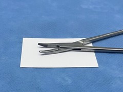V. Mueller SU16124 Heaney Needle Holder, 10.5″, Curved Jaw, Tungsten Carbide