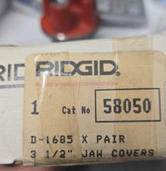 RIDGID (58050) 3-1/2″ SOFT COPPER JAW COVERS SOLD IN A SET OF 2 *NEW NEVER USED*
