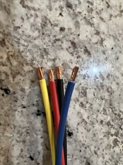 10 AWG Black Deutsch DTP 4 Pin waterproof connector Yellow Red Blue Black