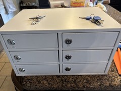 Returned Cellphone Locker Device Charging Station School L 14x9x8 Outlet 6 Slots