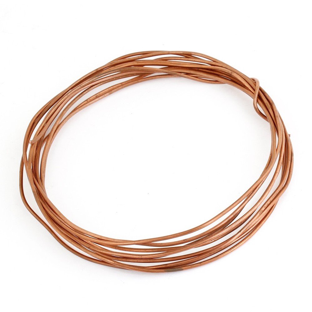 2.7M Length Copper Tone Refrigeration Slender Pipe Tubing Coils