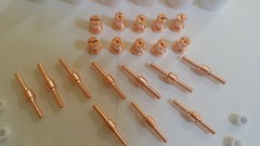 HITBOX 55A HBC5500 Plasma Cutter Consumables 40pcs Copper Extended