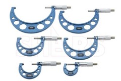SHARS 0-6″ SOLID METAL FRAME MICROMETER SET NEW R}