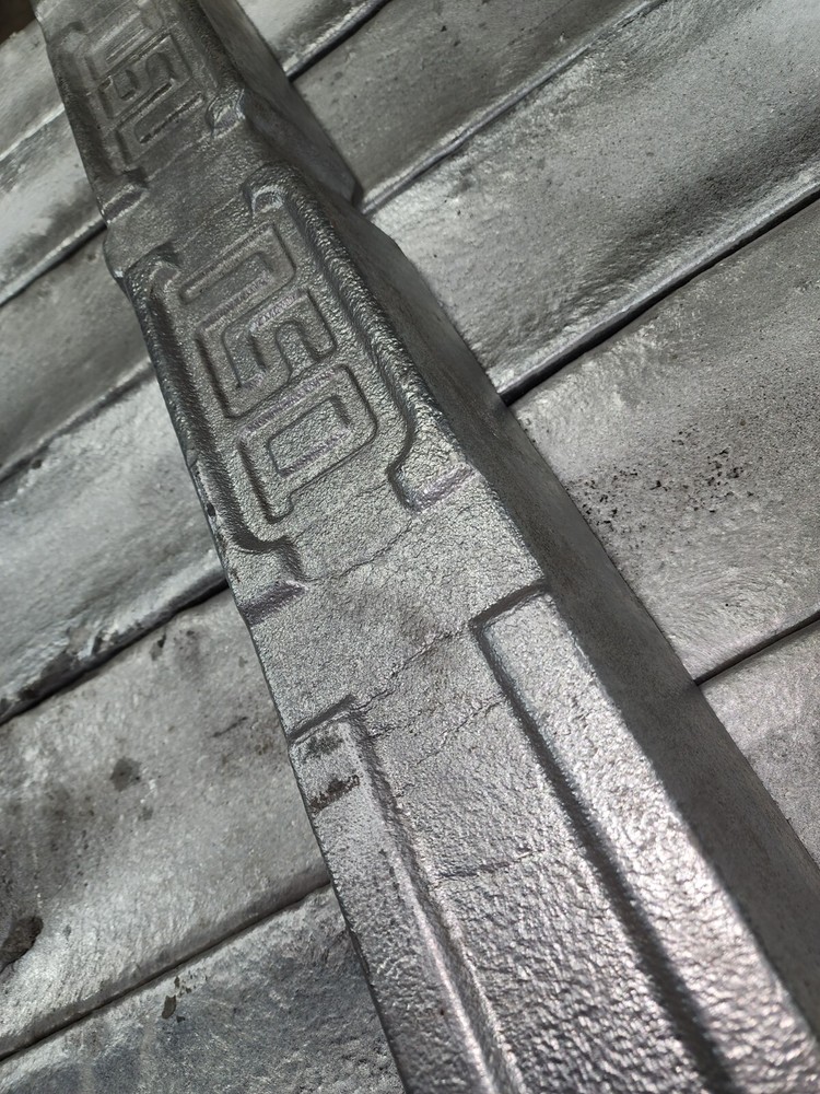 Aluminum Ingot A356.2A Casting Alloy 35 LBS Stamped w/lot number.