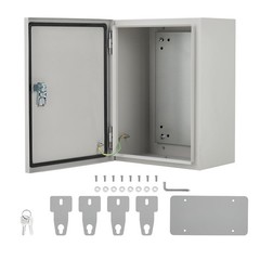 16″x16″x8″ Outdoor Waterproof Electrical Box,IP66, Lockable, Rust-Resistant