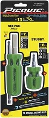Picquic Dynamic Duo Sixpac Plus & Stubby Combo Pack, Gecko Green Opaque (44105)