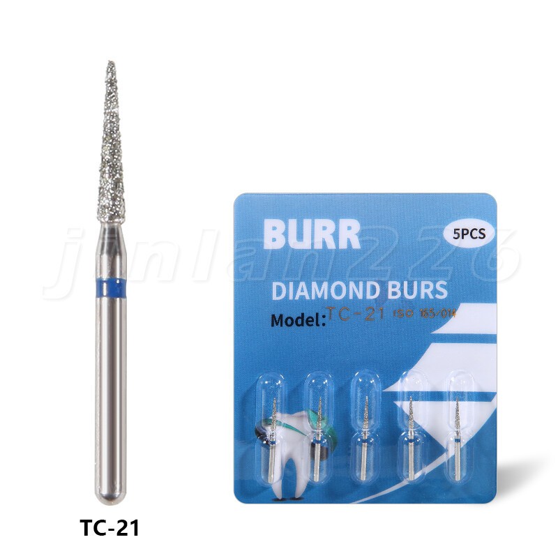 100 Types Dental FG Diamond Burs For High Speed Handpiece Friction Grip CE