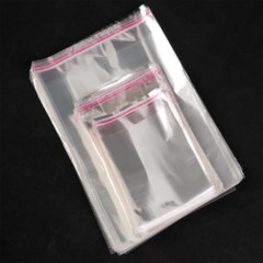 100/500Pcs Self Adhesive Peel Seal Plastic OPP Clear Bag Garment/Card/Jewellery