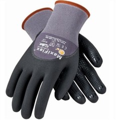 PIP 34-845 MaxiFlex Coated Dotted Palms Foam Nitrile Grip PROTECTIVE WORK GLOVES