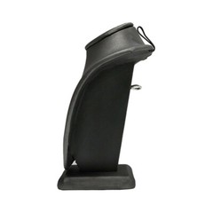 Slate Gray Leatherette Necklace Stand 6”H Display Fixture Retail Store