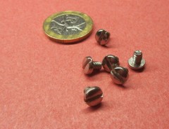 18-8 Stainless Steel Pan Head Slotted Machine Screw 6-32 x 3/16″, 300 pcs