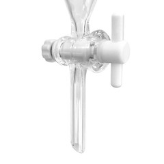 Separating Laboratory Funnel with PTFE Plug 250ml 24/29 Joints QWORK