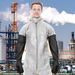 Chemical Resistant Long Rubber Gloves Heavy Duty Reusable 14 18 22 Inch