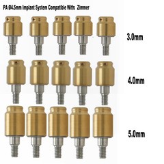 Implant Removable Locat0r Abutment Diameter PA4.5mm For Zimmer AH=3/4/5mm Dental