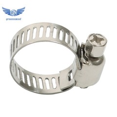 100 Pack 1/2″-3/4″ Stainless Steel Drive Hose Clamps Fuel Line Clip