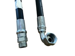 Danfoss Synflex 1/2″ JIC Hydraulic Hose 60″ 3000 PSI Male Straight x 90° Female