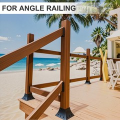 Deck Railing Bracket Connectors,20pcs Kit,2×4,Brackets for Connection of Wood…