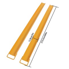 Forklift Extensions 84”*4.5″ Heavy Duty Steel Pallet Fork Extensions