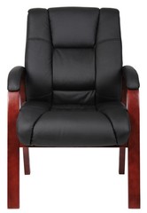 Boss Mid Back Wood Finished guest, accent or dining chair MODEL # B8999-C