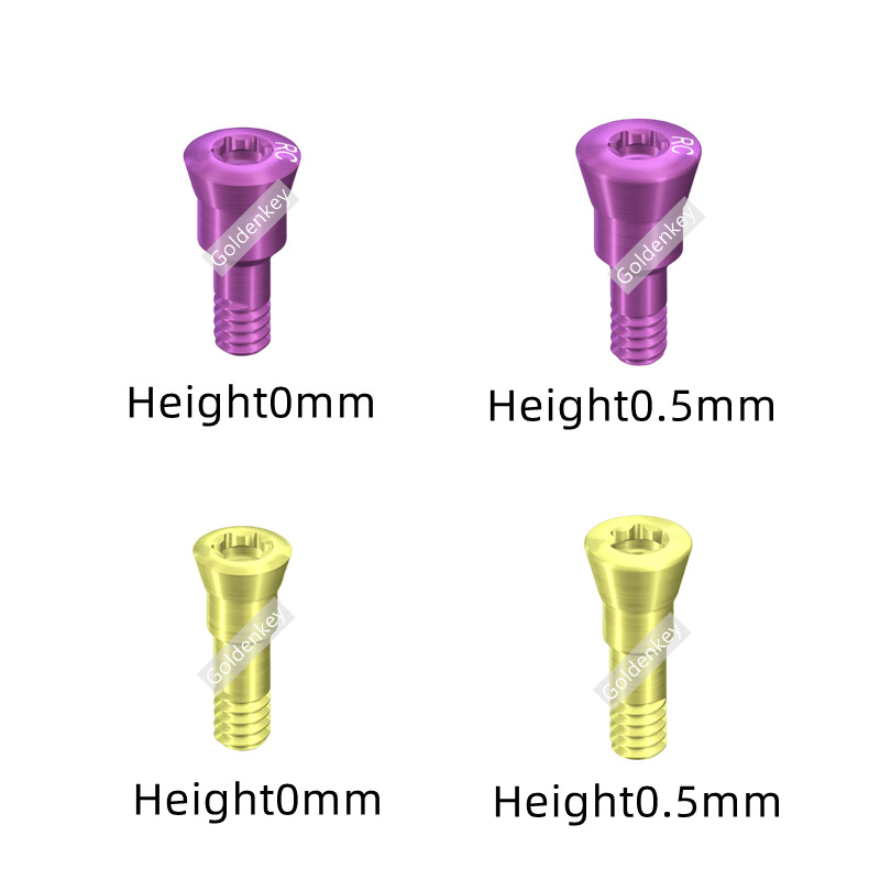 Dental Closure Cap Healing RC NC Cover Height 0/0.5mm Ti Fit Straumann ITI BL