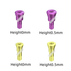 Dental Closure Cap Healing RC NC Cover Height 0/0.5mm Ti Fit Straumann ITI BL