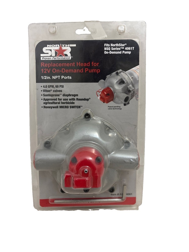 NorthStar NSQ Series 12V On-Demand Pump Replacement Head 4061T 4.0 GPM, 60 PSI