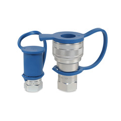3/4″ ISO 7241-B Quick Disconnect Hydraulic Couplers Set – 3/4″ NPT Thread
