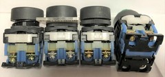 4 – Fuji Electric AR22FOL Push Button LOT GREEN YELLOW BLACK #12670