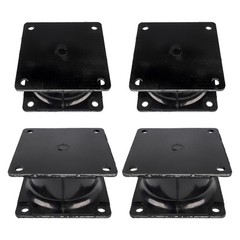 For Stanley Hydraulic Vibratory Compactor Rubber Isolator Shock Mounts 4PCS