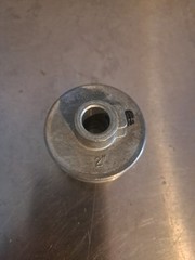 Congress 2” OD, 1/2” Bore Die-Cast V-Belt Pulley, Type A, CA200